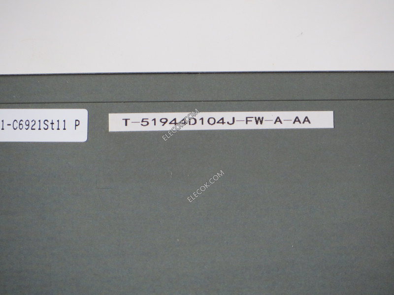 T-51944D104J-FW-A-AA 10.4" a-Si TFT-LCD Panel for OPTREX, used