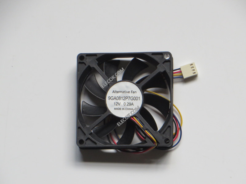 Sanyo 9GA0812P7G001 12V 0,29A 4wires Chlazení Fan Replacement 