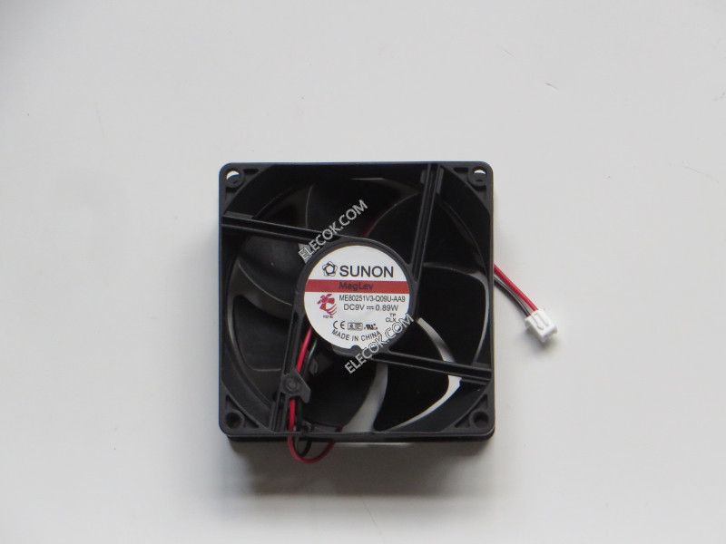 SUNON ME80251V3-Q09U-AA9 9V 0,89W 2wires Cooling Fan 