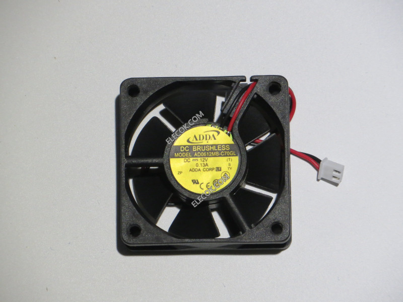 ADDA AD0612MB-C70GL 12V 0,13A 2wires Cooling Fan 