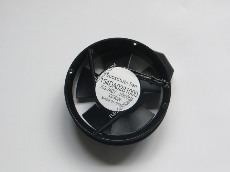ETRI 154DA 154DA0281000 208/240V 200/160mA Cooling Fan with plug connection substitute 