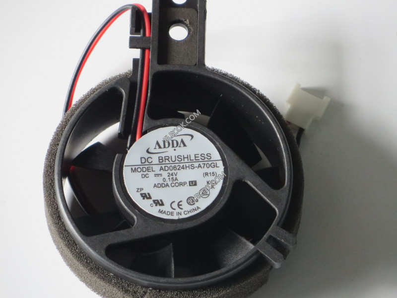 ADDA AD0624HS-A70GL 24V 0.15A 2wires Cooling Fan-round shape
