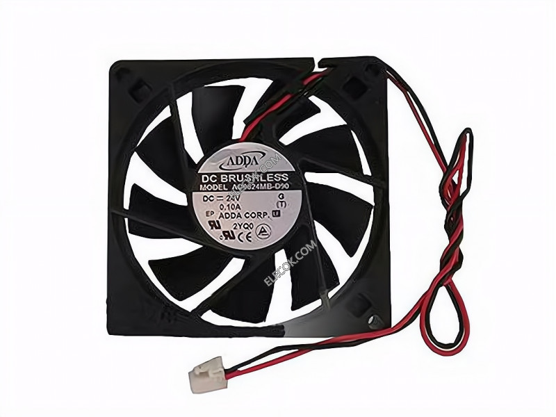 ADDA AD0824MB-D90 24V 0.10A 2wires Cooling Fan