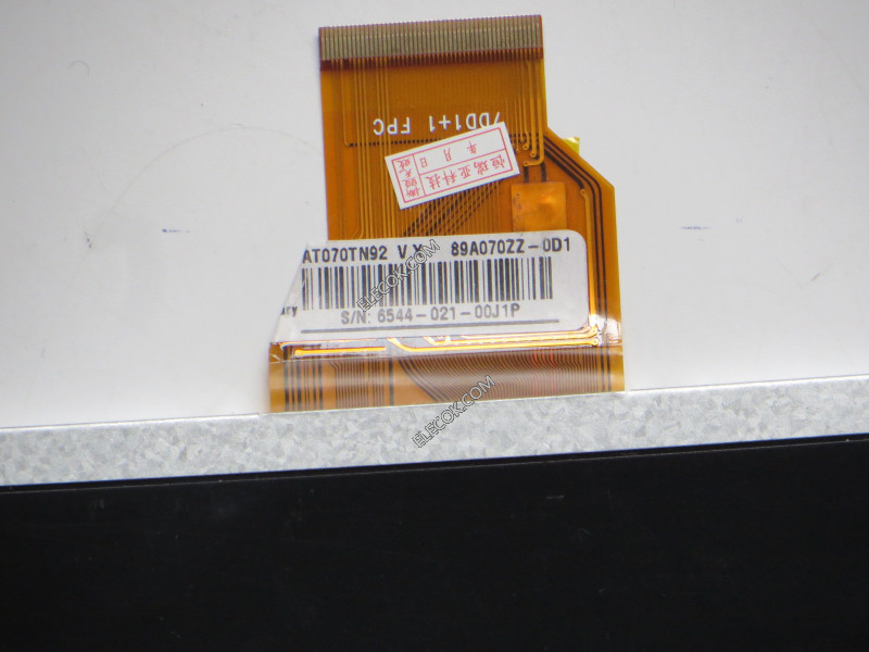 AT070TN92 V.X 7.0" a-Si TFT-LCD,CELL for INNOLUX,substitute thickness 5.5MM