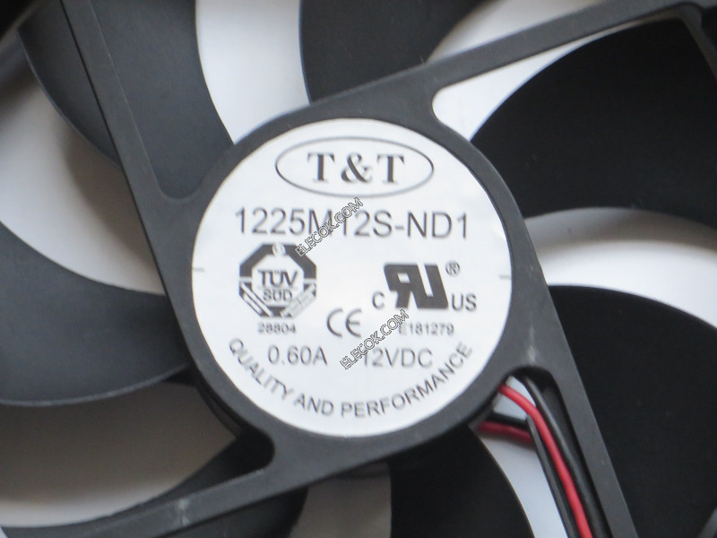 T&amp;T 1225M12S-ND1 12V 0,06A 2wires cooling fan 