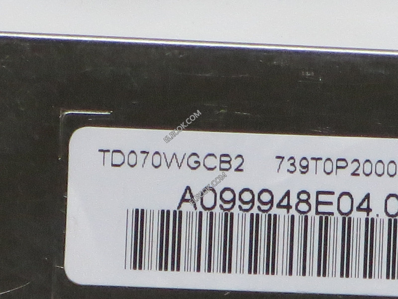 TD070WGCB2 7.0" LTPS TFT-LCD Panel pro Toppoly 