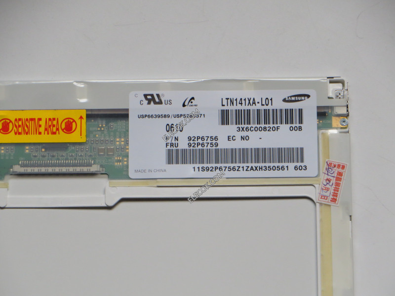 TD141TGCD1 14,1" LTPS TFT-LCD Panel számára Toppoly replace 