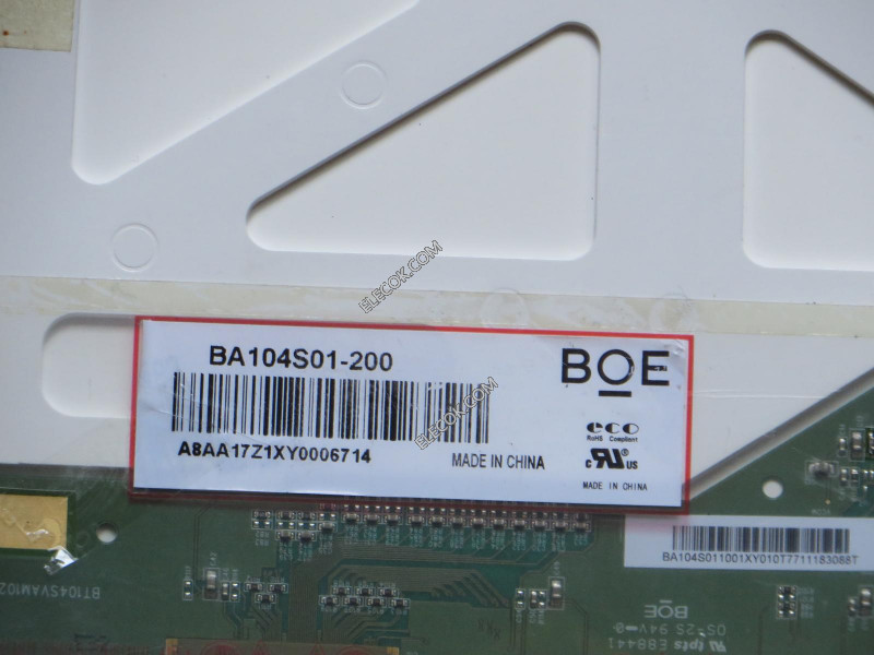 BA104S01-200 10,4" a-Si TFT-LCD Panel számára BOE Inventory new 