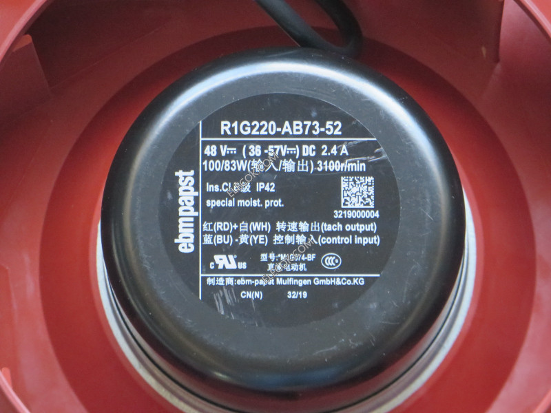 EBM-Papst R1G220-AB73-52 48V 100W Cooling Fan