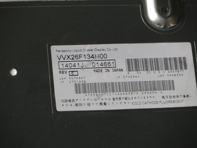 VVX26F134H00 26.0" a-Si TFT-LCD Panel számára Panasonic 