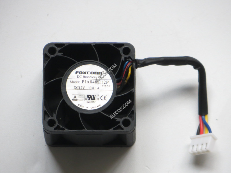 FOXCONN PIA040H12P-P40-AB 12V 0,81A 4wires Cooling Fan 