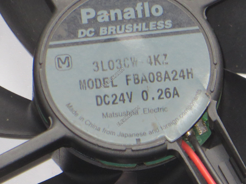 Panaflo FBA08A24H 24V 0,26A 2 vezetékek Cooling Fan 