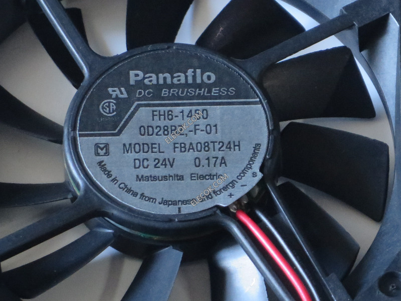 Panaflo FBA08T24H 24V 0,17A 2 dráty Cooling Fan 