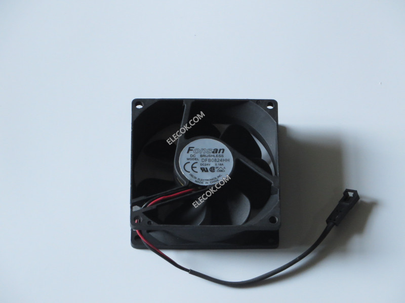 DELTA DFB0824HH 24V 0,18A 2wires Cooling Fan 