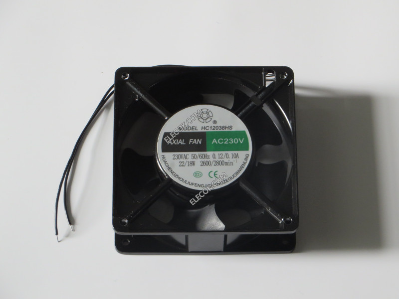 AXIAL HC12038HS 230V 0.12/0.10A 22/18W Cooling Fan