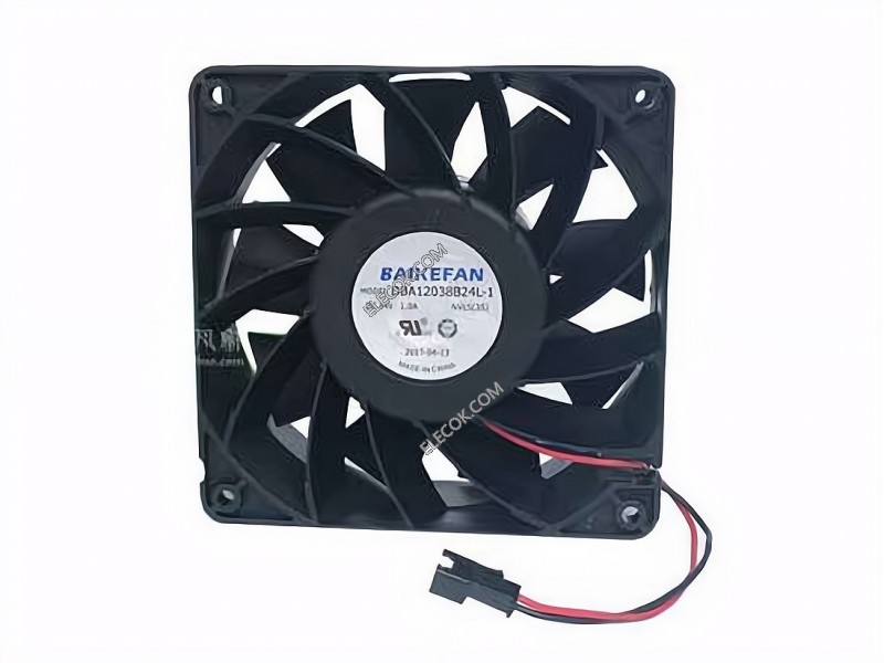 BAIKE DBA12038B24L-1 24V 1.0A 2wires Cooling Fan