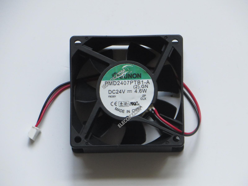 Sunon PMD2407PTB1-A (2).GN 24V 0.19A 4.6W 2wires Cooling Fan