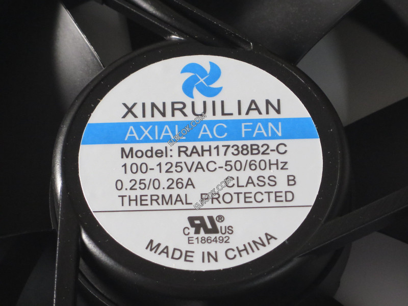 XINRUILIAN RAH1738B2-C 100/125V 0,25/0,26A fan Refurbished 