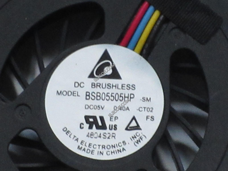 DELTA BSB05505HP-SM 5V 0.40A 4 wires Cooling Fan