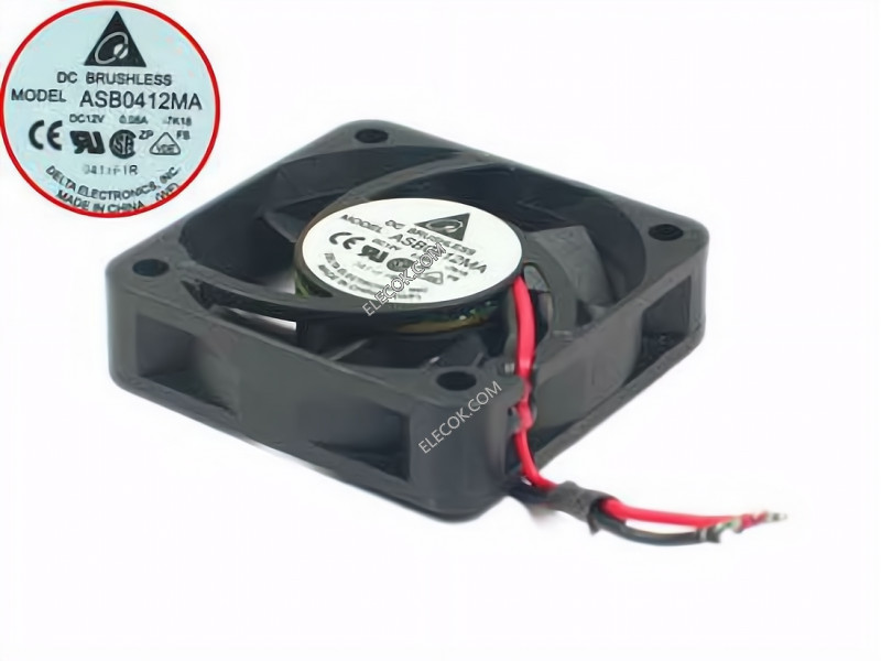 DELTA ASB0412MA 12V 0,08A 4wires Cooling Fan 