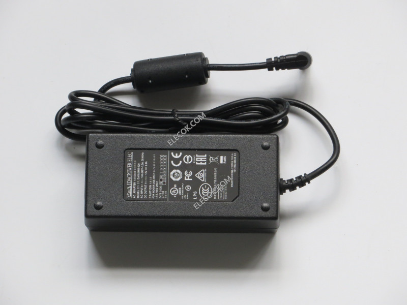 Dajing DJ-U48S-12 AC Adapter 5V-12V 12V 2.6A, 5.5/2.1mm, C14  substitute 