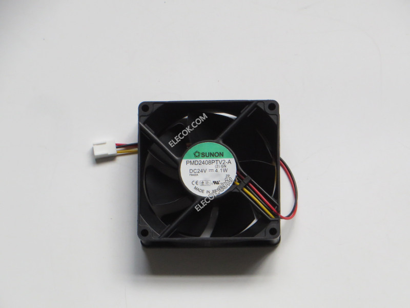 SUNON PMD2408PTV2-A 24V 4,1W 3wires Cooling Fan Replacement 