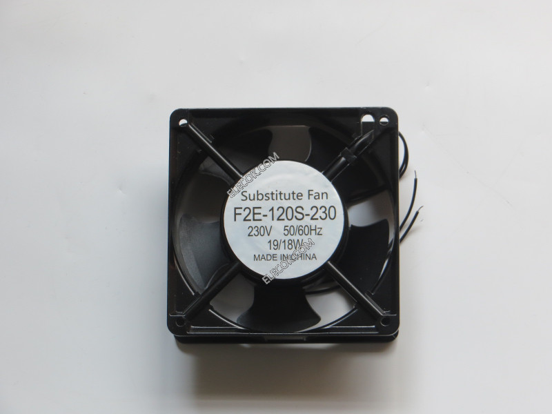 LEIPOLE F2E-120S-230 230V 50/60Hz 0.12/0.14A 19/18W 2wires Cooling Fan, Replace