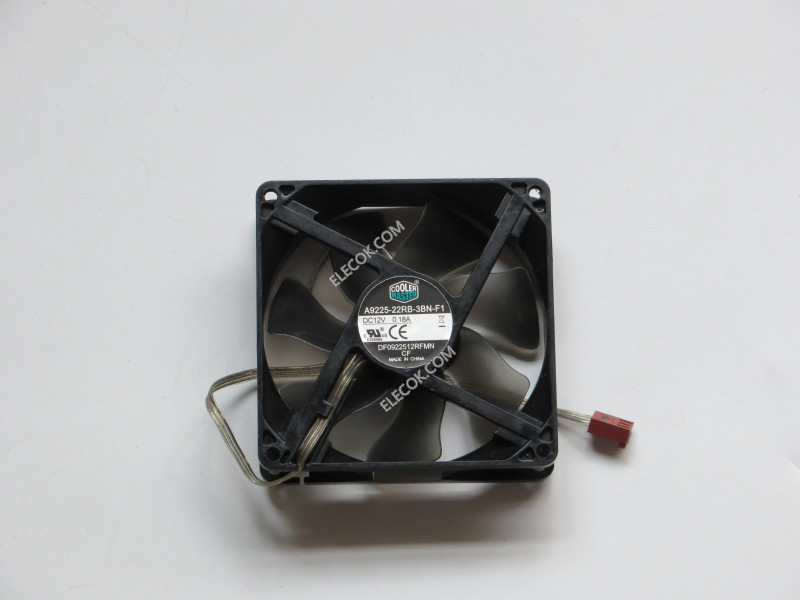 COOLER MASTER A9225-22RB-3BN-F1 12V 0,18A 3wires Chlazení Fan 