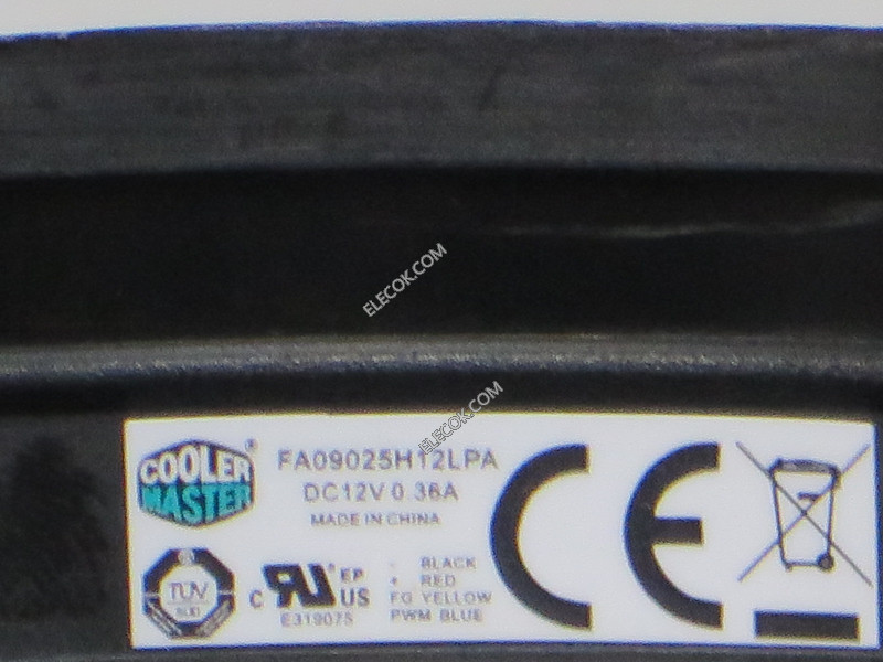 Cooler Master FA09025H12LPA 12V 0,36A 4wires Chlazení Fan 