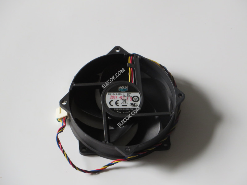 COOLER MASTER FA09025H12LPB 12V 0.36A 4wires Cooling Fan