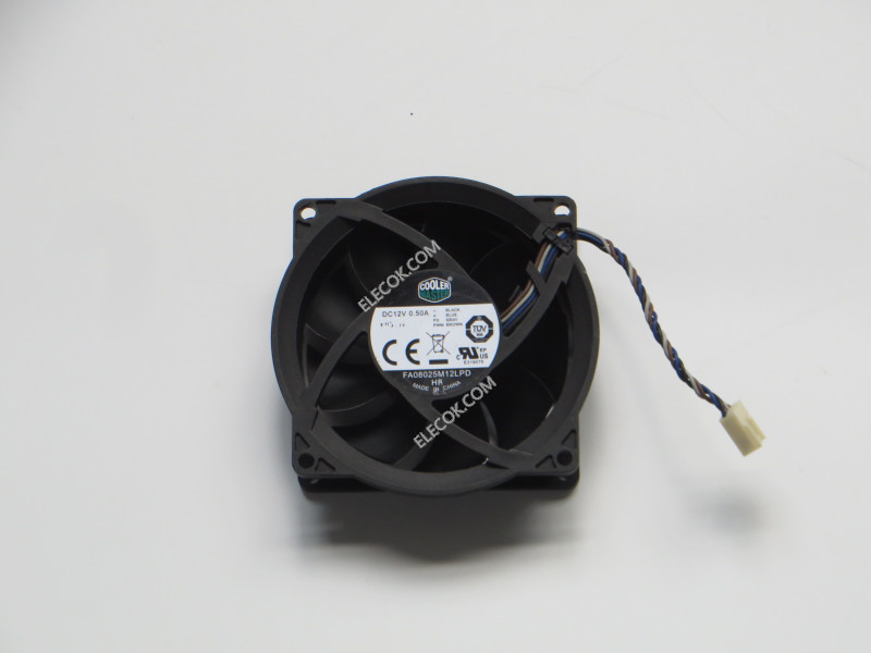 COOLER MASTER FA08025M12LPD 12V 0.50A 4wires Cooling Fan