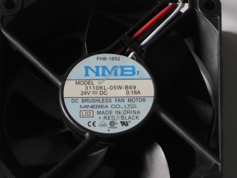 NMB FAN 3110KL-05W-B69 8025 24V 0,18A 3wires Cooling Fan 