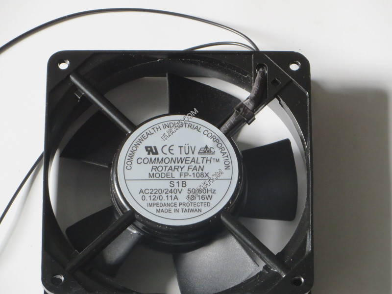 ROTARY FAN FP-108X 220/240V 0.12/0.11A 18/16W 2 wires Cooling Fan