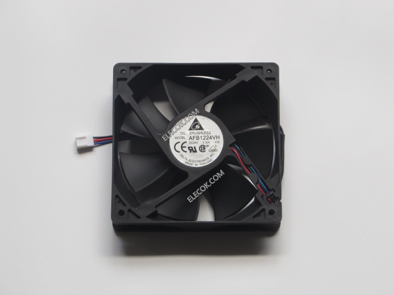 DELTA AFB1224VH-F00 24V 0.35A 3wires Cooling Fan