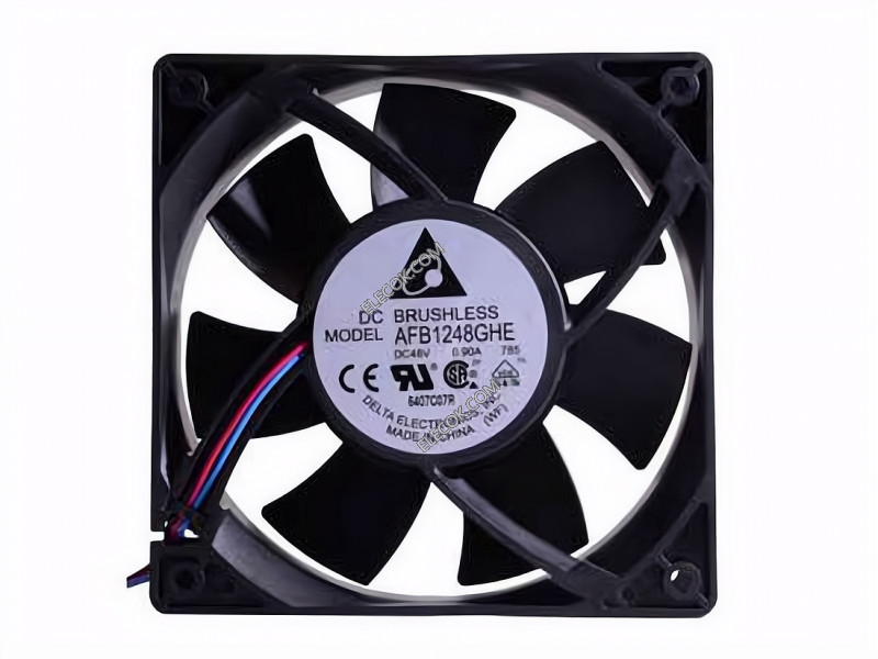 DELTA AFB1248GHE 48V 0.90A 3wires Cooling Fan