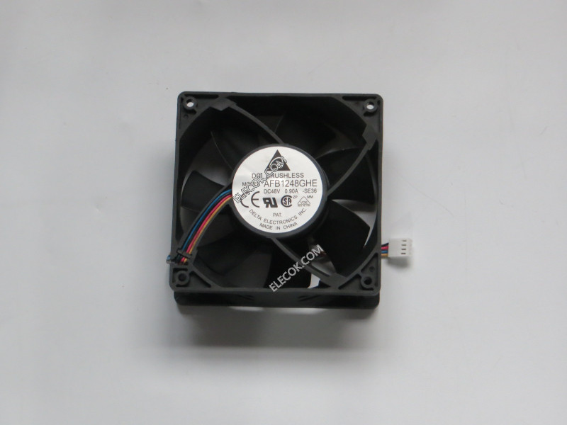 DELTA AFB1248GHE 48V 0.90A 4wires Cooling Fan