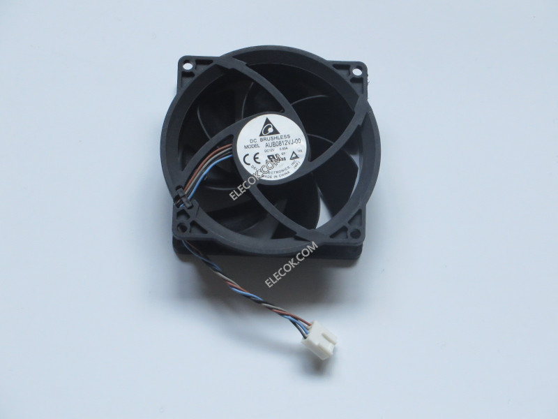 DELTA AUB0812VJ-00 12V 0.50A 4wires Cooling Fan