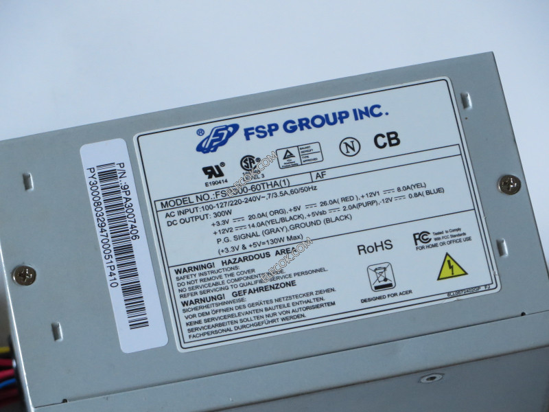 FSP FSP300-60THA(1) 300W IPC Server Power Supply,used