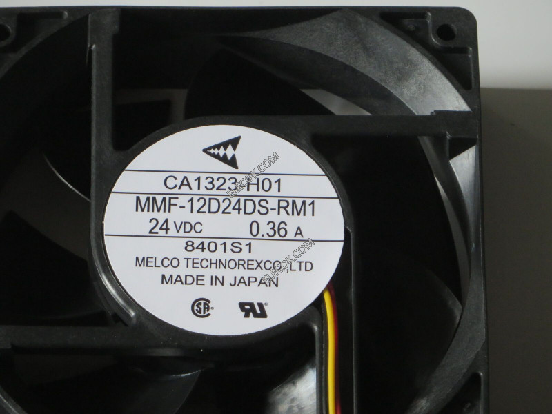 MitsubisHi A540 CA1323-H01 MMF-12D24DS-RM1 24V 0.36A 3wires Cooling fan with seven blades NEW