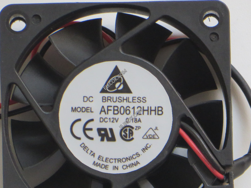 DELTA AFB0612HHB 12V 0.18A 1.44W 2wires Cooling Fan