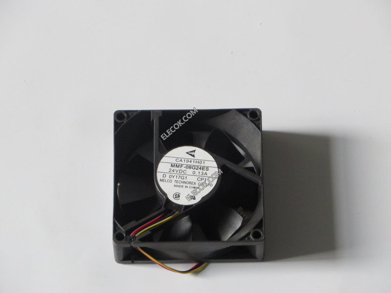 MitsubisHi CA1941H01 MMF-08G24ES-CP1 24V 0.13A 3wires Cooling Fan, Refurbished