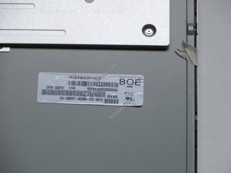 MV240WUM-N10 24.0" a-Si TFT-LCD Panel számára BOE 