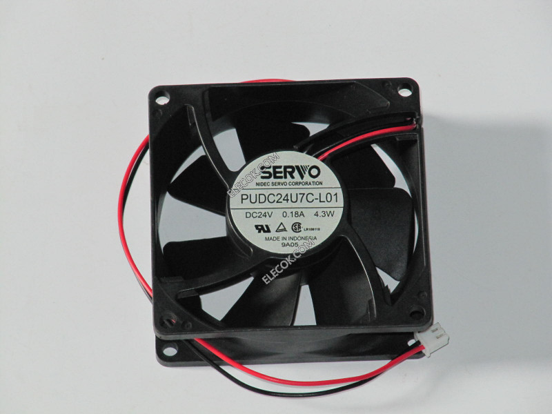 SERVO PUDC24U7C-L01 24V 0.18A 4.3W 2wires cooling fan