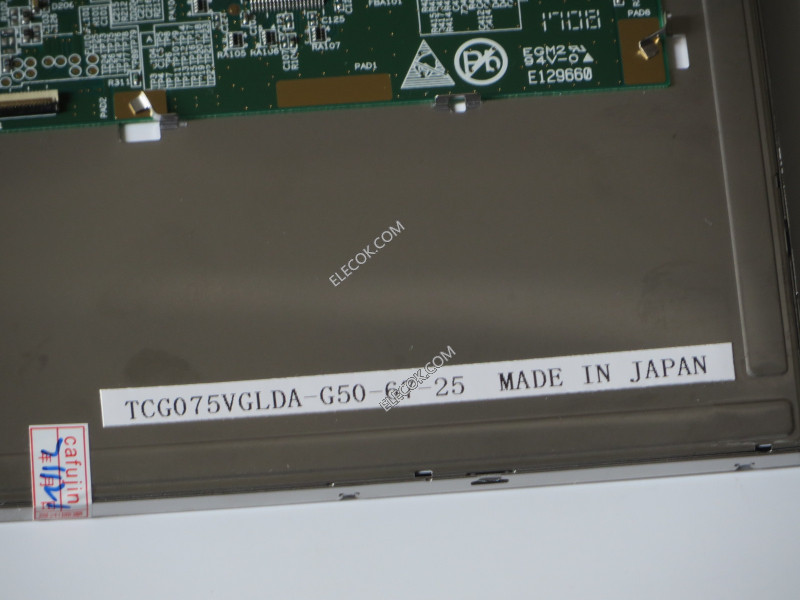 TCG075VGLDA-G50 7,5" a-Si TFT-LCD Panel pro Kyocera 
