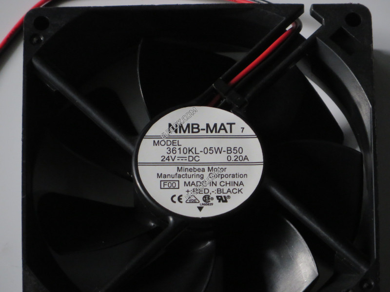 NMB 3610KL-05W-B50 24V 0,2A 2wires Cooling Fan 