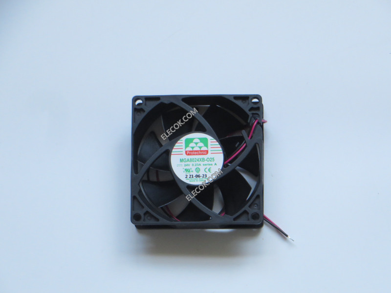 MAGIC MGA8024XB-O25 24V 0,23A 2wires cooling fan without konektor cable délka je 30cm 