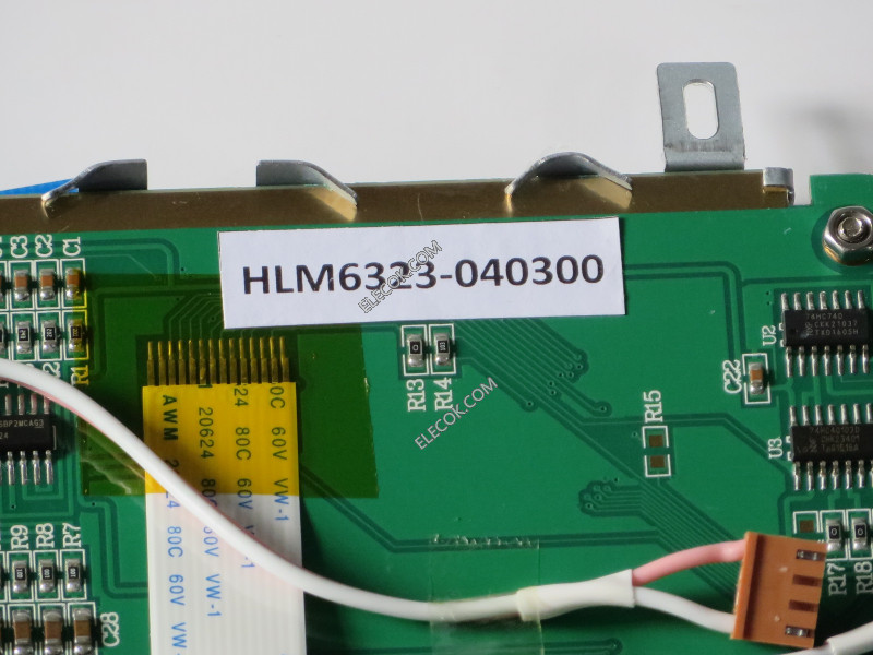 HOSIDEN HLM6323-040300 LCD Replace Fekete Film 