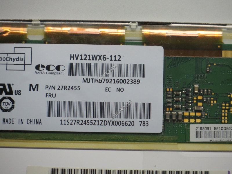 HV121WX6-112 12,1" a-Si TFT-LCD Panel számára HYDIS 