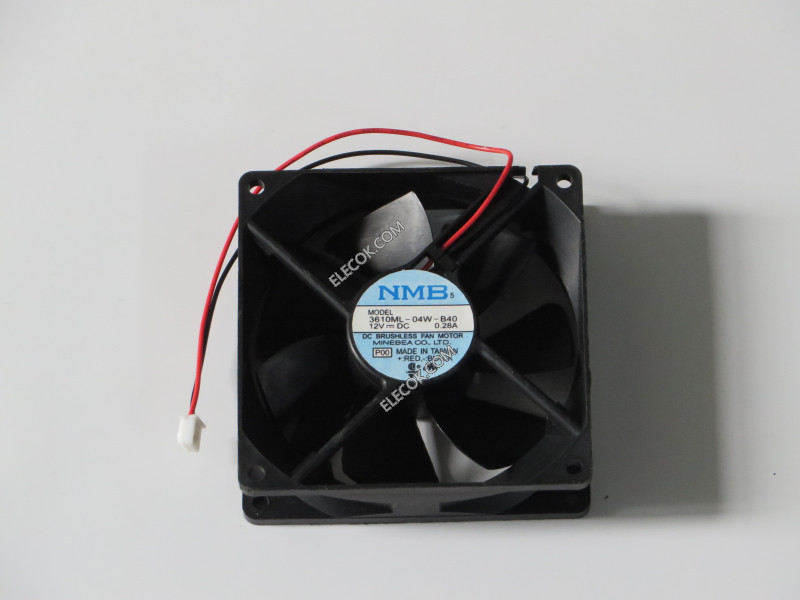 NMB 3610ML-04W-B40 12V 0,28A 2wires cooling fan 