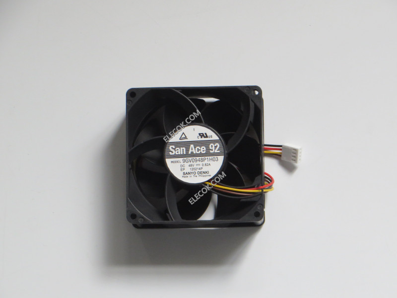Sanyo 9GV0948P1H03 48V 0,82A 4wires cooling fan 